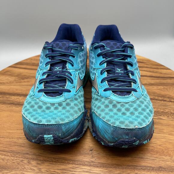 Mizuno Wave Prophecy 4 Shoes Womens Size 7 Blue Running Comfort Walking Sneakers - Picture 2 of 8